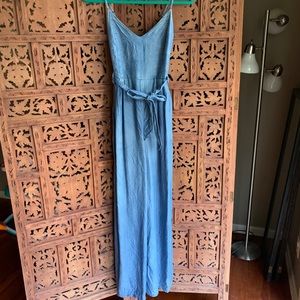 Denim colored jumpsuit
